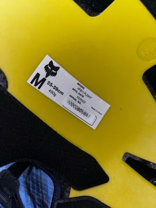 Casco Fox Flight Pro Negro Brillante