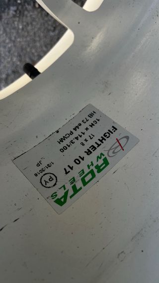 Llantas Rota Fighter 17” 5x114,3