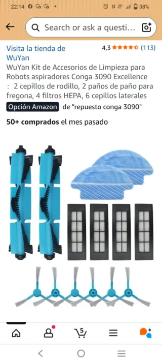 Robot Aspirador Cecotec Conga S3090 Láser