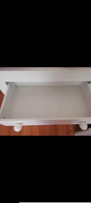 Cómoda cambiador bebé blanca