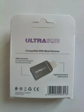 iPhone Lightening to USB adaptor OTG