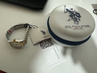 Reloj U.S. Polo Assn. Mujer Oro/Plata