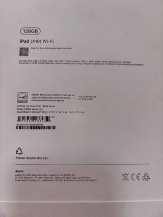 iPad 11 2025 128GB Plata Nuevo