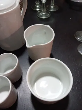 Juego de café de porcelana fina