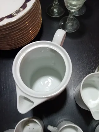 Juego de café de porcelana fina