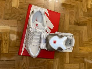 Nike Shox TL Plata y Blanco