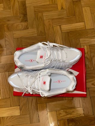 Nike Shox TL Plata y Blanco