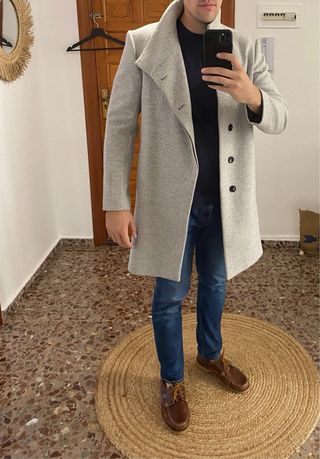 Abrigo Zara Gris