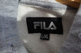 Sudadera Fila Gris con Cremallera