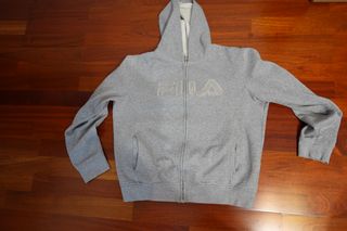 Sudadera Fila Gris con Cremallera