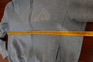 Sudadera Fila Gris con Cremallera
