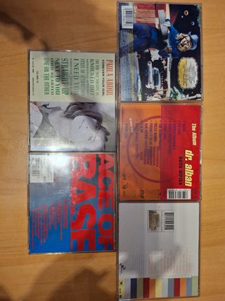 Lote de CDs variados Pop y electrónica