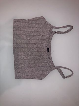 Top gris SHEIN tirantes