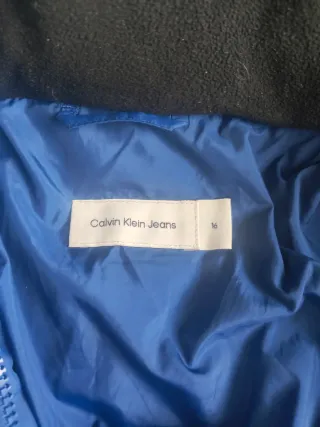Giubbotto Calvin Klein Blu come nuovo