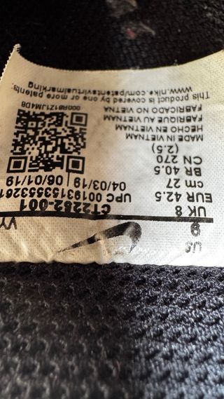 Nike Air Force one Talla 42,5