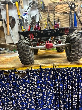 Coche RC Suzuki Samurai Azul