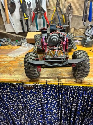 Coche RC Suzuki Samurai Azul