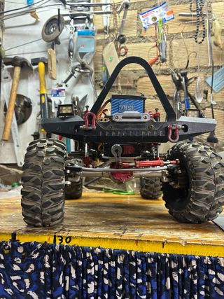 Coche RC Suzuki Samurai Azul