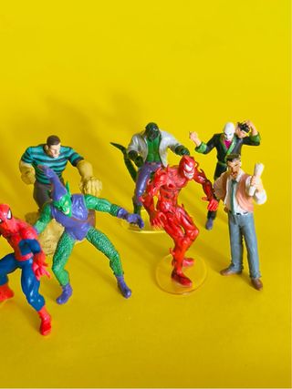 figuras raras PVC Spiderman Marvel fascículos