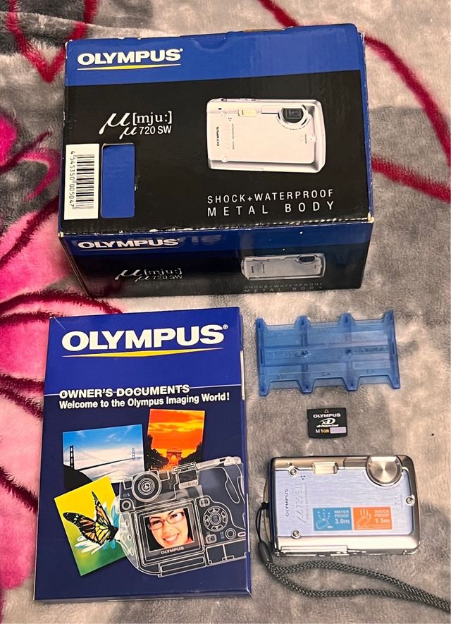 Olympus \mu 720 SW FULL SET - Caja original + Tarj