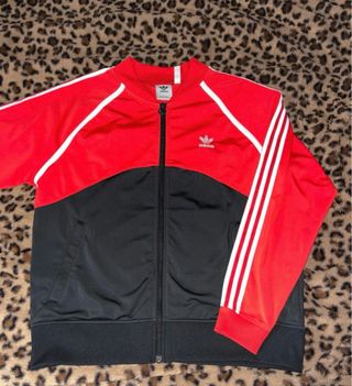 Sudadera Adidas Roja y Negra