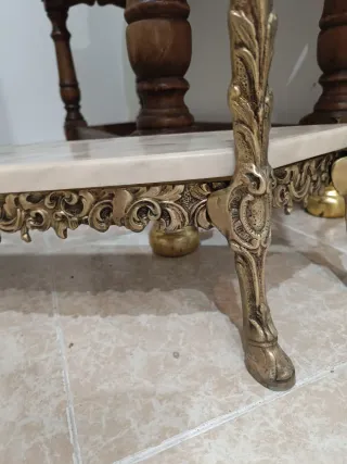 Consola y espejo barroco