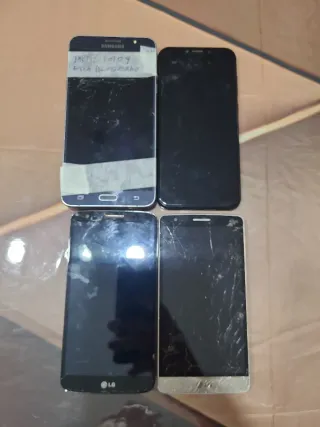 Lote móviles con pantalla rota