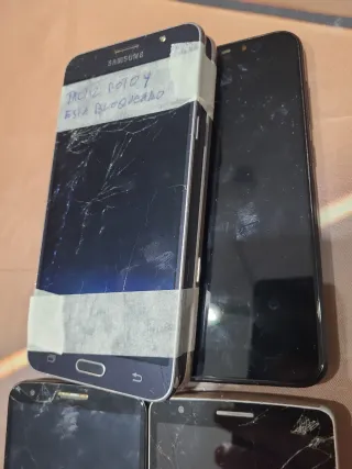 Lote móviles con pantalla rota