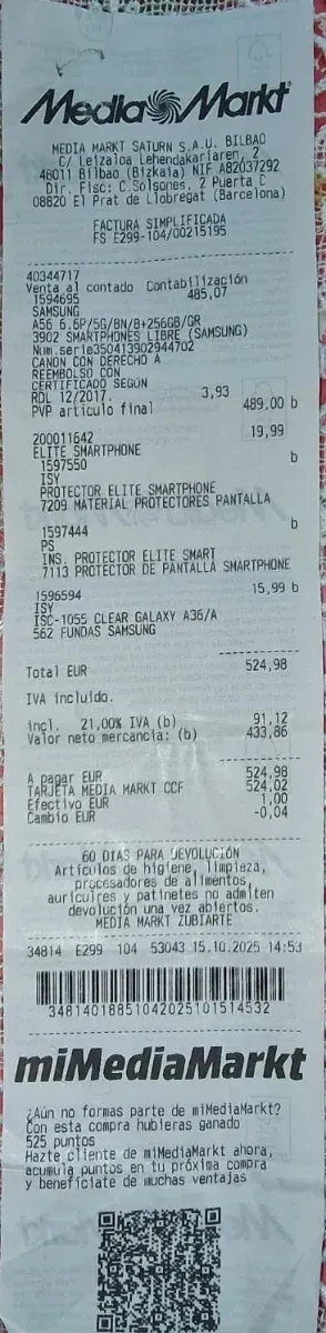 Samsung Galaxy A56 5G 8/256GB Verde