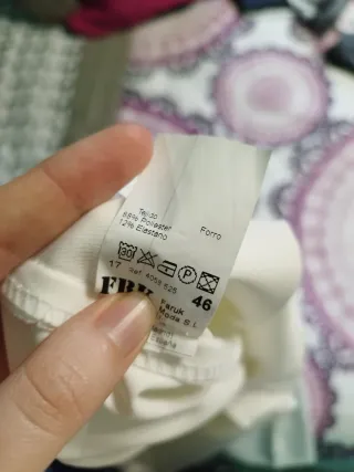 Pantalón de vestir blanco