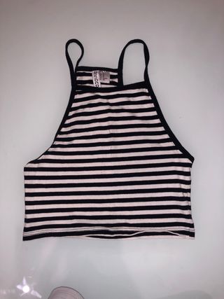 Top tirantes Divided rayas cebra XS