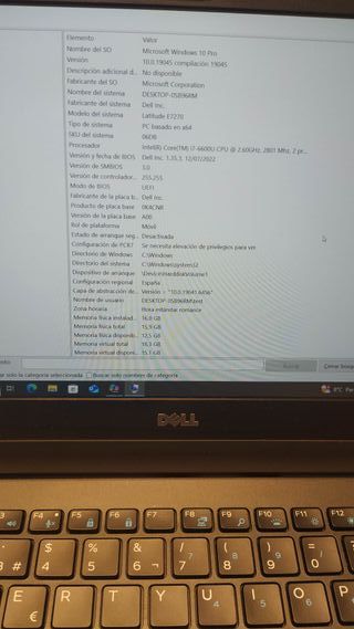 Dell Latitude E7270 i7 16GB RAM.