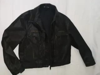 Cazadora Zara Hombre Negra