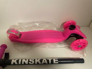 Patinete niña KINSKATE de 3 ruedas con luces