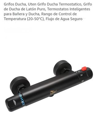 Grifo Ducha Termostático Latón Puro Uten