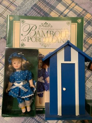 Lotto 5 Bambole di Porcellana collez. De Agosti