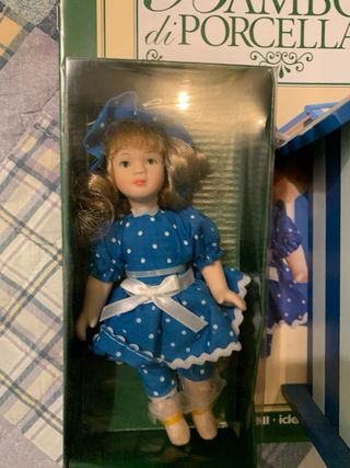 Lotto 5 Bambole di Porcellana collez. De Agosti