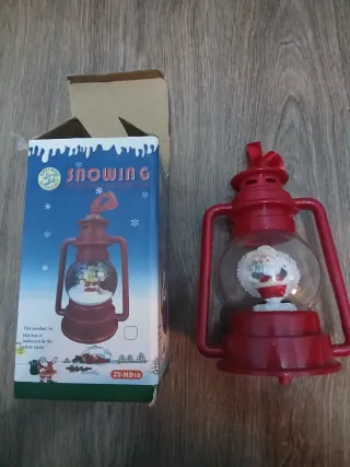 Bola de nieve musical navideña