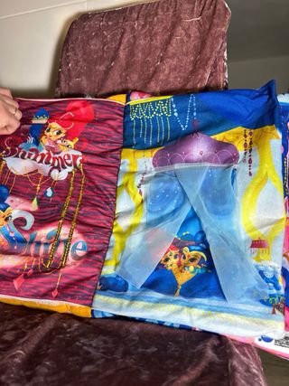 Cojin cuento historias Shimmer y Shine