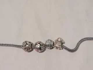 Pandora Charms Plata y Rosa