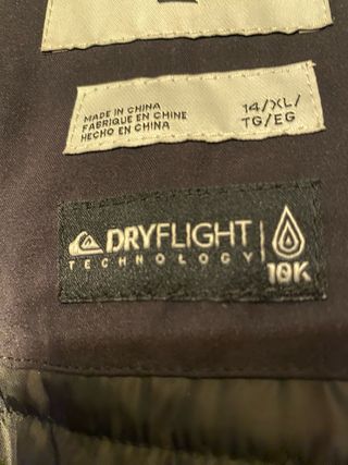 Anorak Esquí Quiksilver Rojo