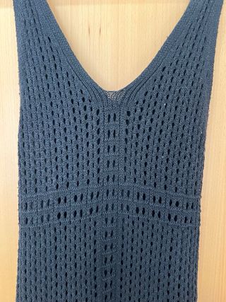 Vestido negro Stradivarius