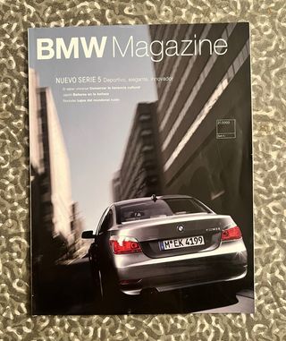 BMW Magazine 02/03 Serie 5 y megaposter miniaturas