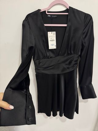Vestido Zara preto S