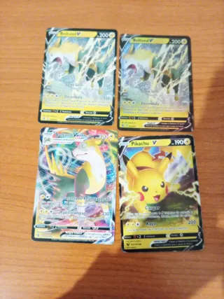 Lote 4 Cartas Pokémon: Boltund V, Boltund V, Boltu