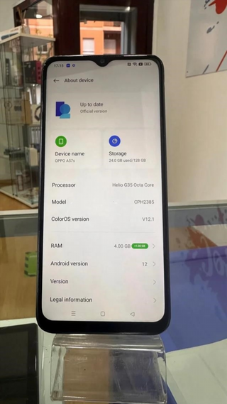 Oppo A57s 128GB Negro