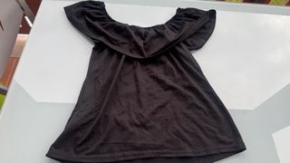Camiseta Kiabi Talla 34-36 Negra