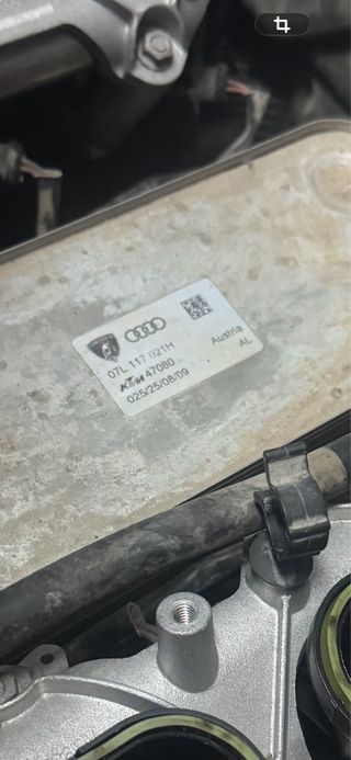 Enfriador Aceite Audi R8 V10 525cv 07L 117 021H