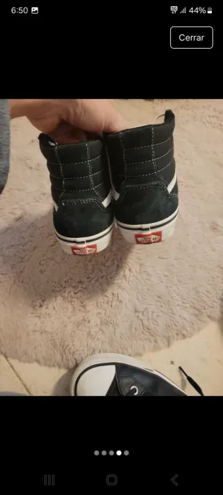 Vans negras altas