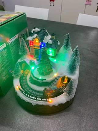Villaggio Natale LED con tren
